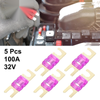 Car Truck Motorcycle Boat Audio 5 x AFS Mini ANL Fuses 100 Amp