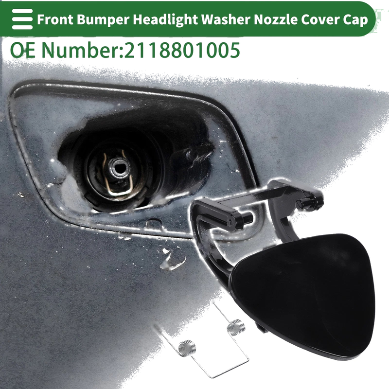 Mercedes-Benz E320 Front Right Side Bumper Headlight Washer Nozzle Cover
