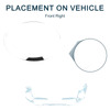 Mini Cooper Front Right Headlight Trim Bezel (2007-2015)