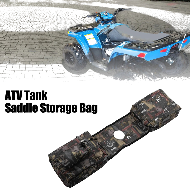 ATV UTV Saddle Bags / 1 x Cargo Pouch Storage /