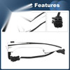 Kia K2 Silver Tone Front Right Exterior Door Handle (2011-2016)
