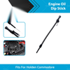 Holden Commodore Black Braided Stainless Engine Oil Dip Stick (1997-2006)