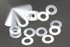 Washers M6 6.3mm OD 12mm 0.5mm Thick Transparent Nylon Dzus
