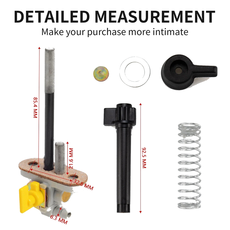 Polaris Magnum 425 Fuel Pump Petcock Lever Knob Spring (1997-1998)