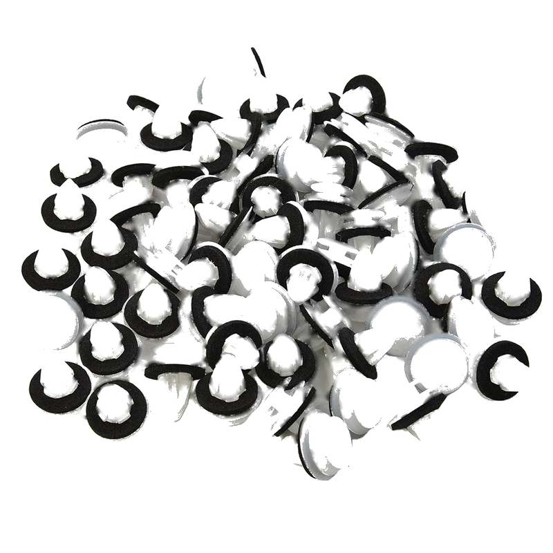 100PCS Car Body Bumper Fender Plastic Push Pin Screw Rivet Door Panel Fasteners