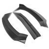 Benz W205 Sport Matte Black Front Bumper Lip Cover Trim (2015-2018)