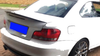 BMW 1 Series E82 E88 Carbon Fiber Rear P Style Spoiler Wing (2007-2013)