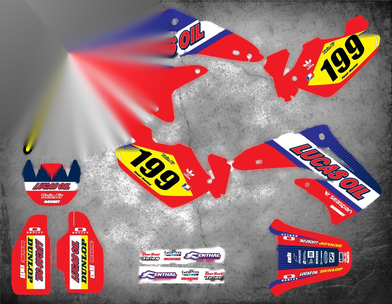Honda CR 85 ACTIVE Style Stickers Custom Graphics Full Kit (2002-2014)