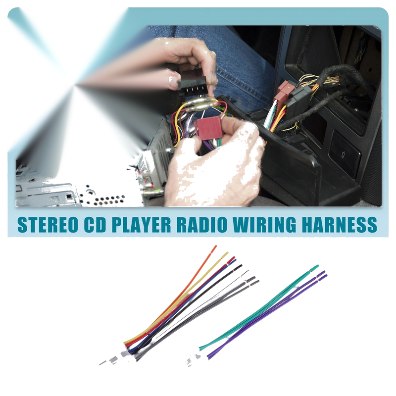 Toyota 14 Pin Stereo CD Player Radio Wiring Harness (1987-2023)