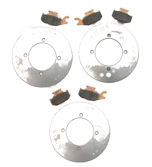 Can-Am Renegade 800 R EFI 2 x Front Rear Brake Rotors and Pads (2009–2011)