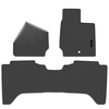 Mazda BT-50 B19 B30 Dual Cab Front & Rear Floor Mats Rubber Black