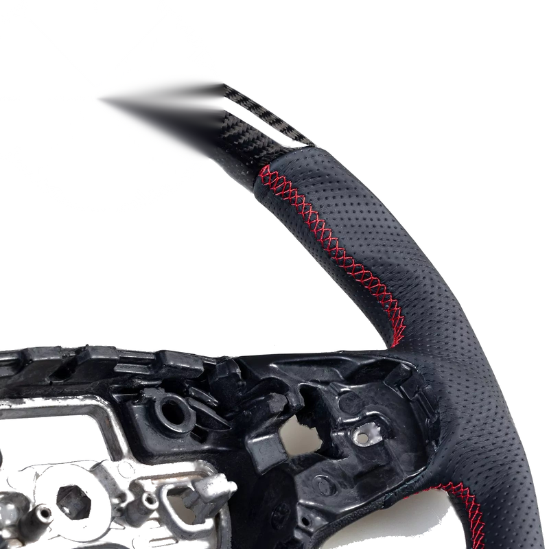 Ford Bronco Sport Carbon Fiber Flat Bottom Steering Wheel (2021-2024)