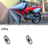 2 x Pcs 8mm Chain Tensioner Roller Slider Pulley Wheel Idler White Motorcycles