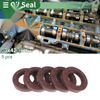 Oil Seal 25x42x8mm 5 Pcs Seal Ring Rotary Shaft Seal FKM Rubber