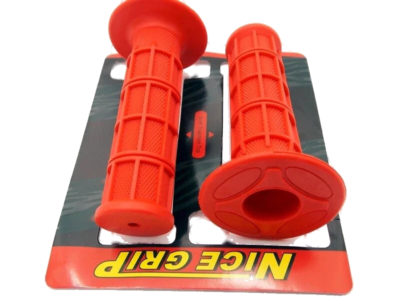 Honda CRF125 Red Hand Grip Set (Left & Right)