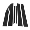 Toyota Prius (2005-2009) Black 6 Pcs Door Pillar Window Trim