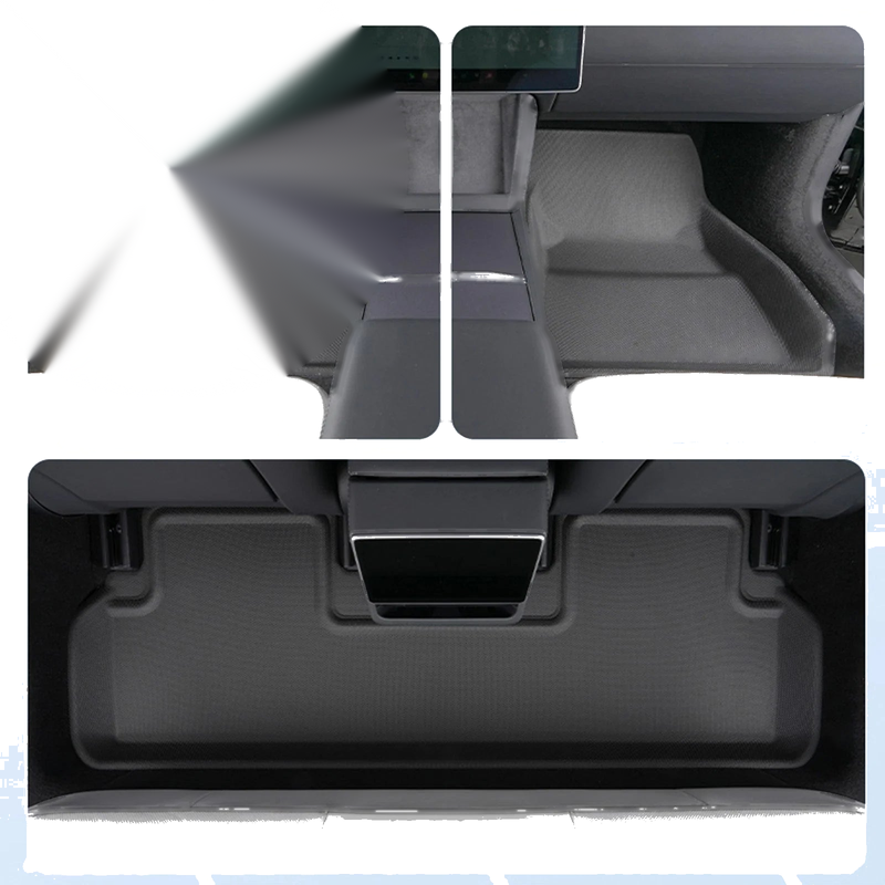 Honda ZR-V 3 Pcs Black 3D All-Weather Floor Mat Set (2023-Current)