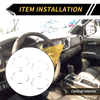 Jeep Wrangler JL JLU (2018-2020) - 4 Pcs AC Vent Dashboard Decor Rings