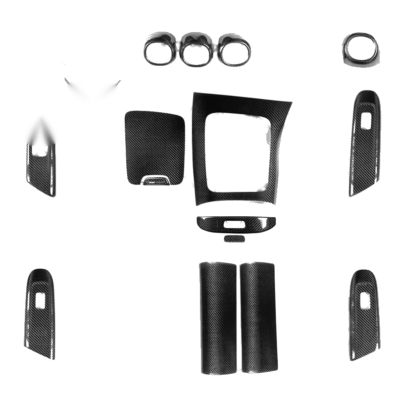 Benz C-Class W206 2022-2023 Carbon Fiber Interior Full Panel Cover Trim Kits