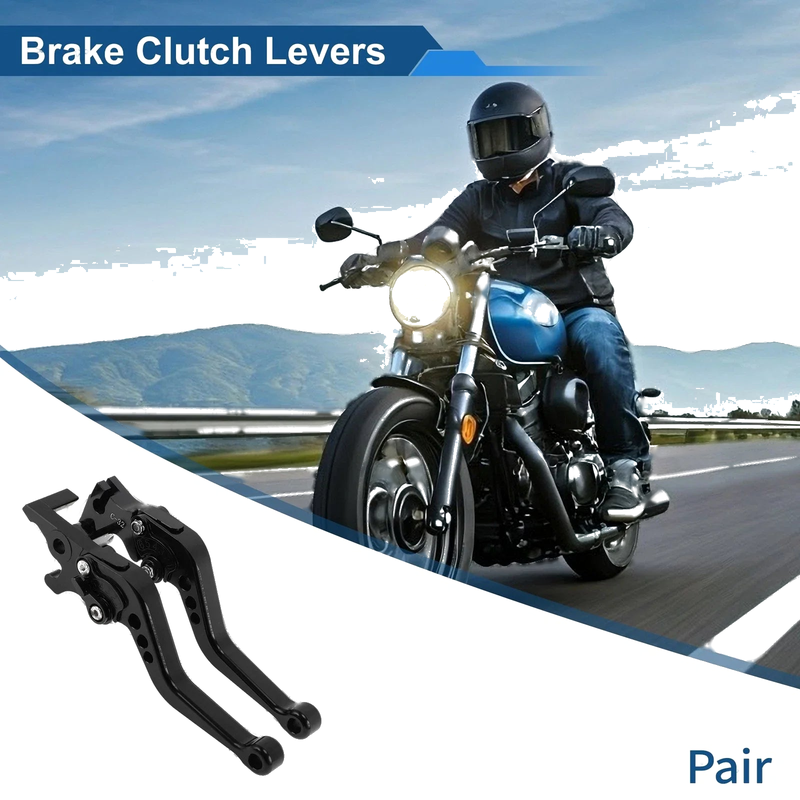 Yamaha YZF R25 Brake Clutch Levers / 1 pair / Solid Black (2014–2025)