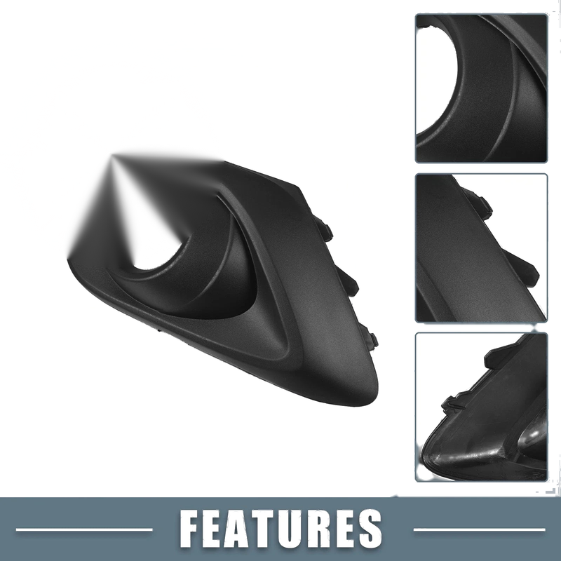 Mazda 3 Front Left Right Fog Light Grille Cover Trim (2014-2016)