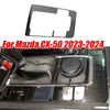 Mazda CX-50 Black Titanium Steel Gear Shift Panel Cover (2023–2024)