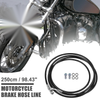 Bike Brake Hose 250cm Black Hydraulic Brake Line Oil Pipe
