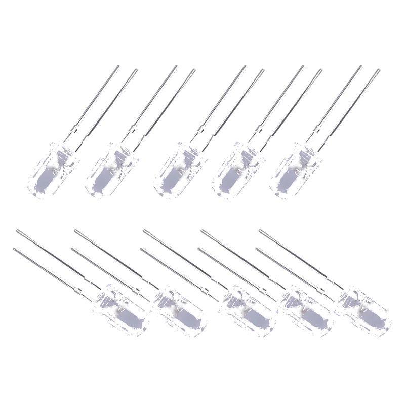 Instrument Gauge Cluster Dash Light 50pcs 5mm Red LED Bulbs