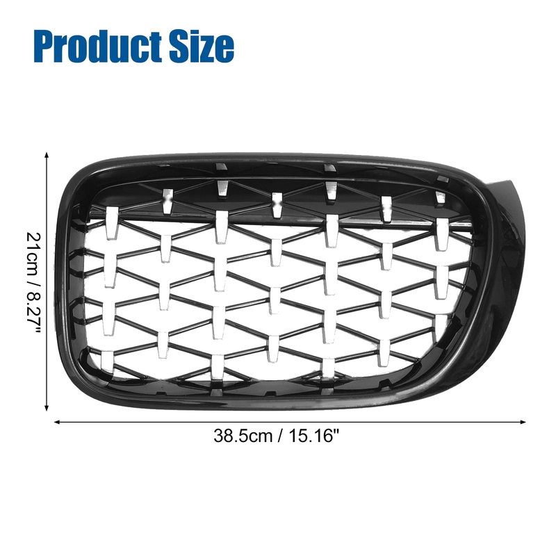 BMW X3 Pair Front Hood Bumper Grille (2014-2017)
