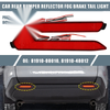 Toyota RAV4 2 x Rear Bumper Reflector LED Brake Tail Light (2019–2019)