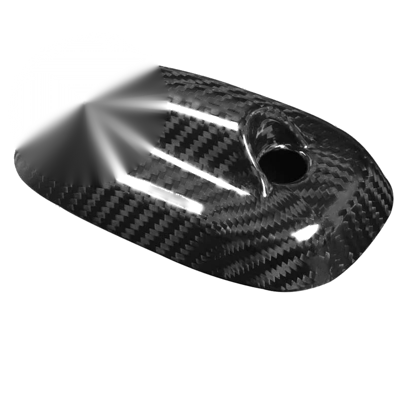 Mini Cooper Cluman F55 F56 Real Carbon Fiber Roof Antenna Cover Trim fit