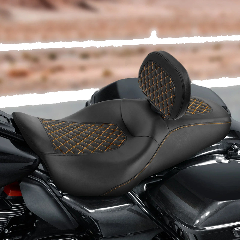 Harley Street Glide Driver Passenger Seat Rider Backrest (2009-2023)