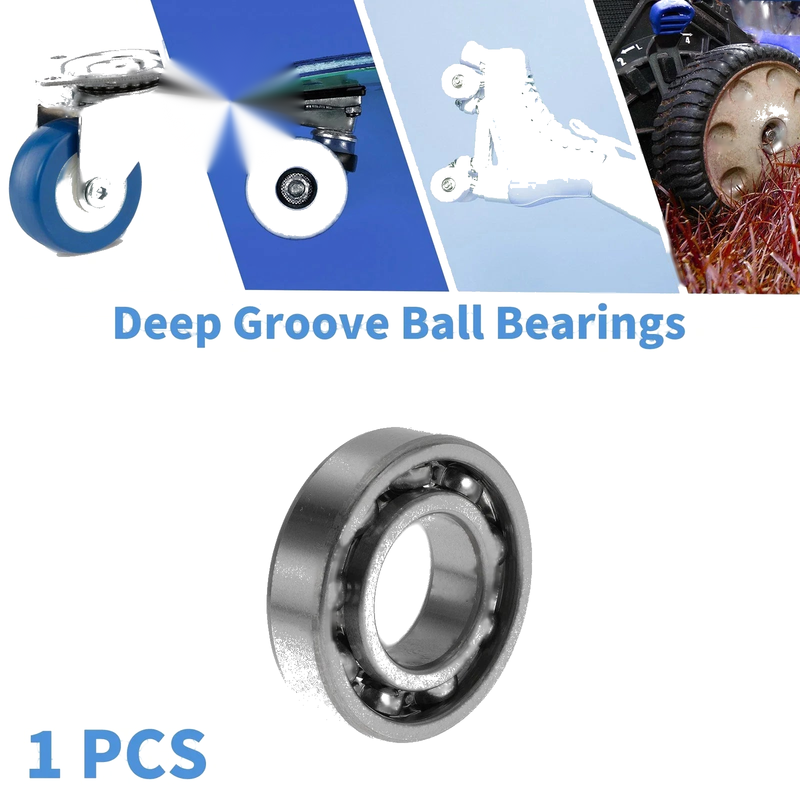 Deep Groove Ball Bearings 32x65x17mm 1 Pcs Silver Tone