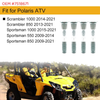 Polaris Scrambler XP 1000 / XP 850 4PCS Front/Rear Wheel Studs