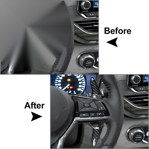 Nissan Teana Altima Carbon Fiber Steering Wheel Shift Paddles (2019-2020)