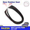 Door Rubber Seal Weatherstrip Front Left Fits Mazda 616 Capella RX2 1970-78 D09