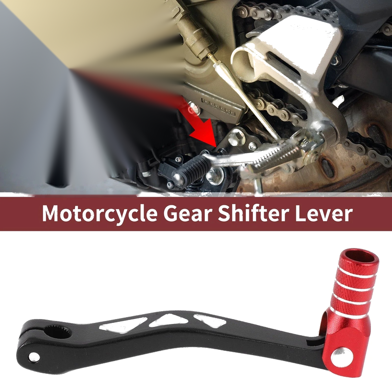 Yamaha TTR 50cc Black Red Head Folding Gear Shifter Levers