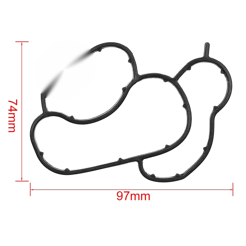 BMW E90 E46 Gasket Black Cooler Housing Engine Oil Filter Seal
