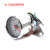 Motorcycle Tachometer Gauge / 0-13000RPM / Universal Chrome Plating