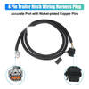 Nissan Frontier, Xterra, Pathfinder 4 Way Flat Trailer Wiring Harness Plug (2005-2023)