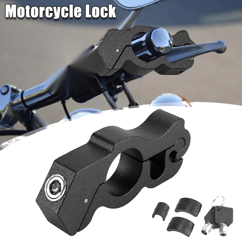Motorcycle Brake Lock / 2 x Keys / Adjustable CNC Aluminium Alloy Handlebar