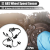 Toyota Prius V 2 x Front Left Right ABS Wheel Speed Sensor (2012–2017)
