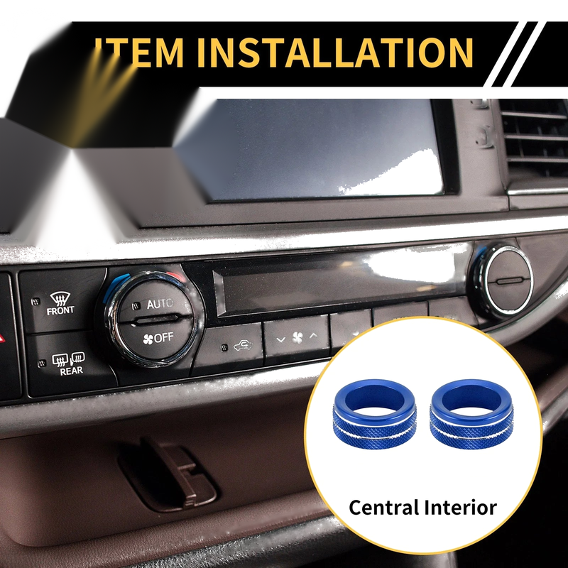 Toyota Tacoma Audio Volume/Tune/Knob Cover Ring (2020–2023)