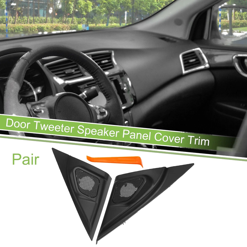 Mazda 3 (2004-2009) Black A Pillar Door Tweeter Speaker Cover Trim