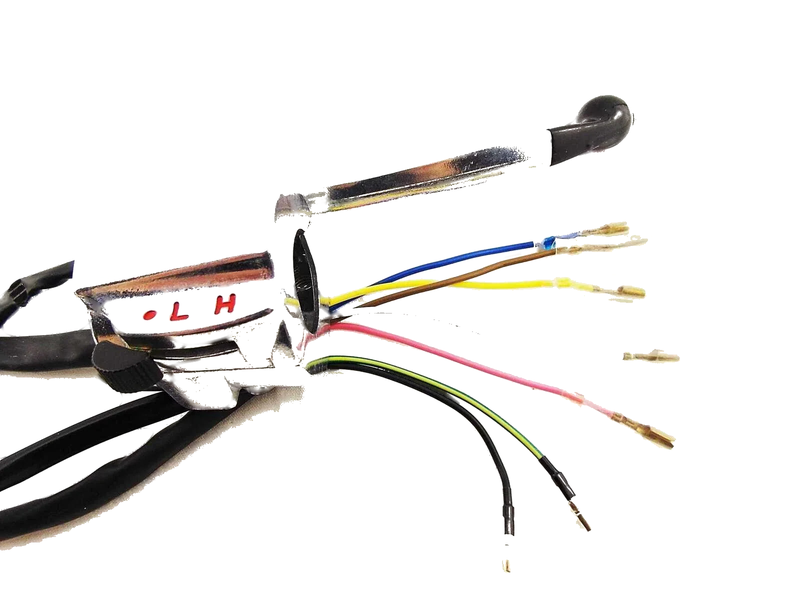 Honda CB125S Chrome Handlebar Switch Block (1973-1980)