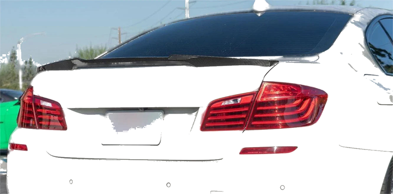 BMW 5 Series F10 F18 Sedan M4 Style Carbon Fiber Rear Spoiler (2011-2017)