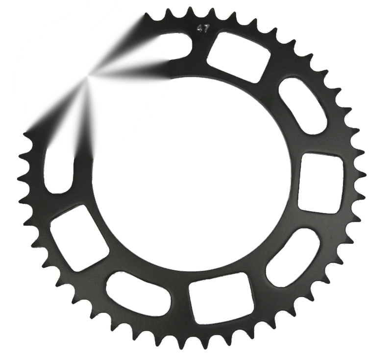 Honda ATC185 47 Tooth Rear Steel Sprocket (1980)