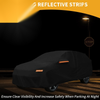 Ford Mustang Mach E Black 190T-PU with Zipper Car Cover (2021-2023)