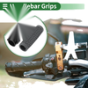 Motorcycle Handlebar Grips / 25mm / Grips TPU Dark Gray