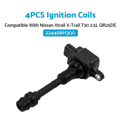 Nissan X-Trail T30 2.5L 4 x Ignition Coils (2001-2007)